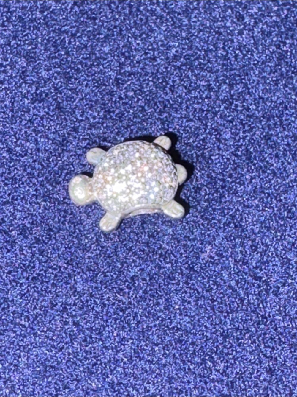 Pandora Sparkling Turtle Charm in Silver